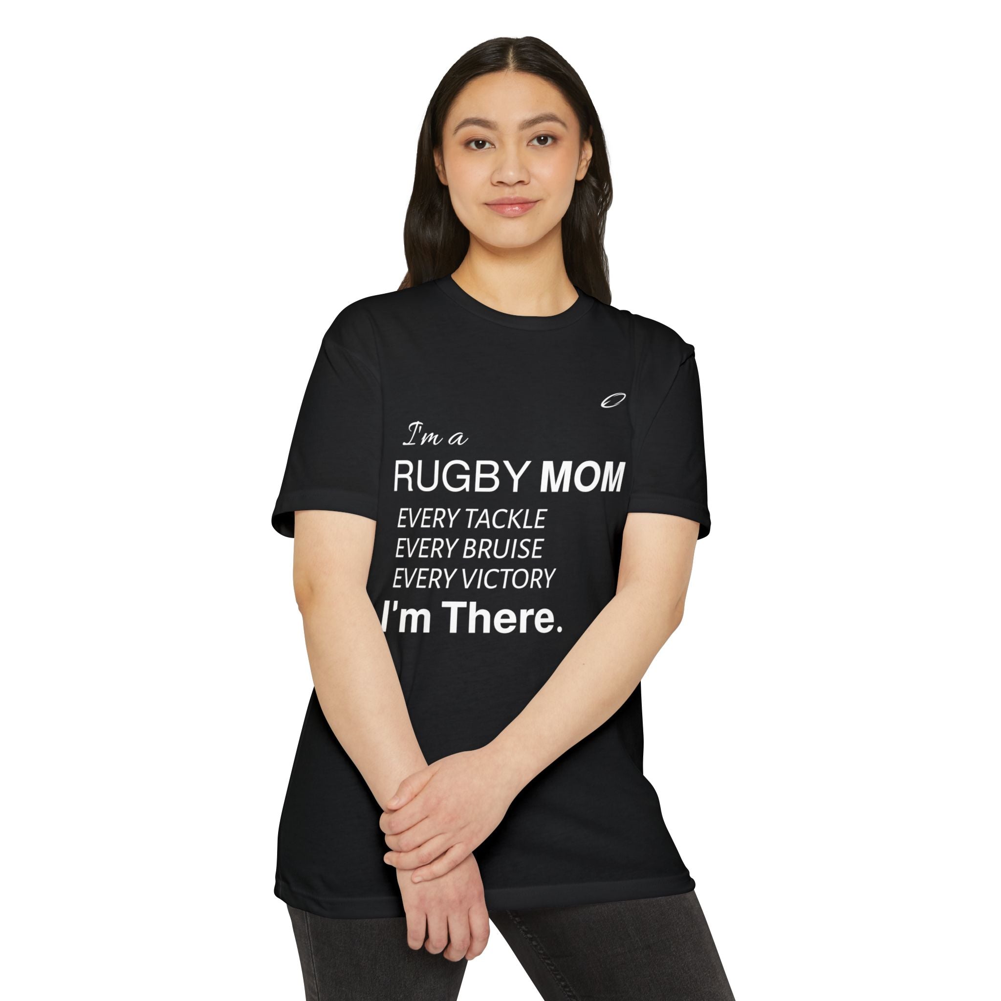 "I'm There" Rugby Mom Tee