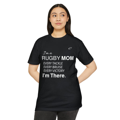 "I'm There" Rugby Mom Tee